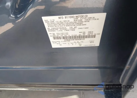 2019 Ford Flex Limited from USA, damaged, VIN 2FMGK5D81KBA08532